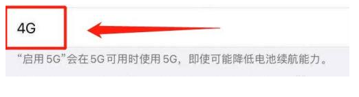 五常苹果13维修分享iPhone 13恒定4G设置方法 